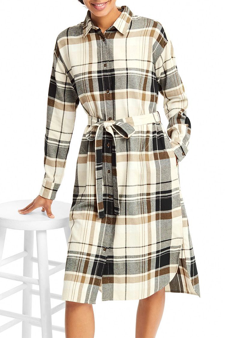 womens flannel dress
